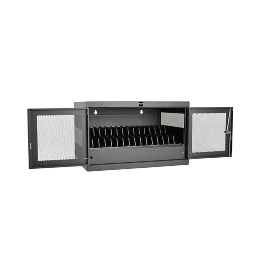 Eaton Tripp Lite 16-Device AC Charging Station – For Laptops & Chromebooks, Wall/Floor/Desktop Mountable 10 ft. Cord, Black