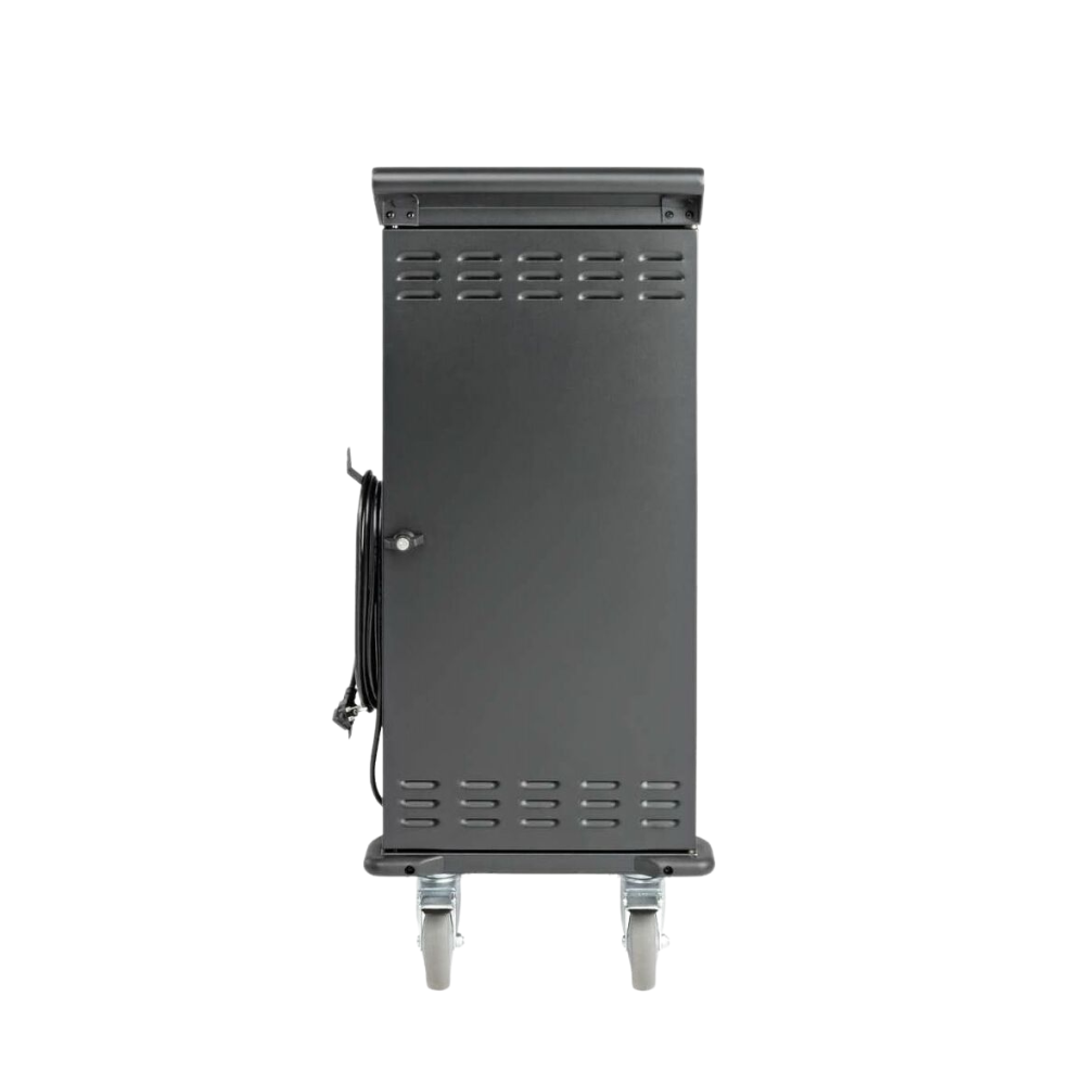 Eaton Tripp Lite Series 27-Device AC Charging Cart – Laptops & Chromebooks -120V – 10 ft. Cord – Black