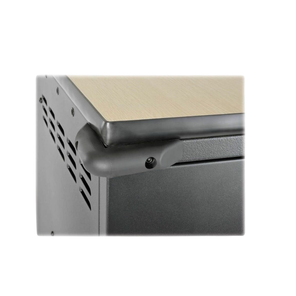 Eaton Tripp Lite 36-Device AC Charging Cart – Laptops & Chromebooks – 15" Max Size – Black