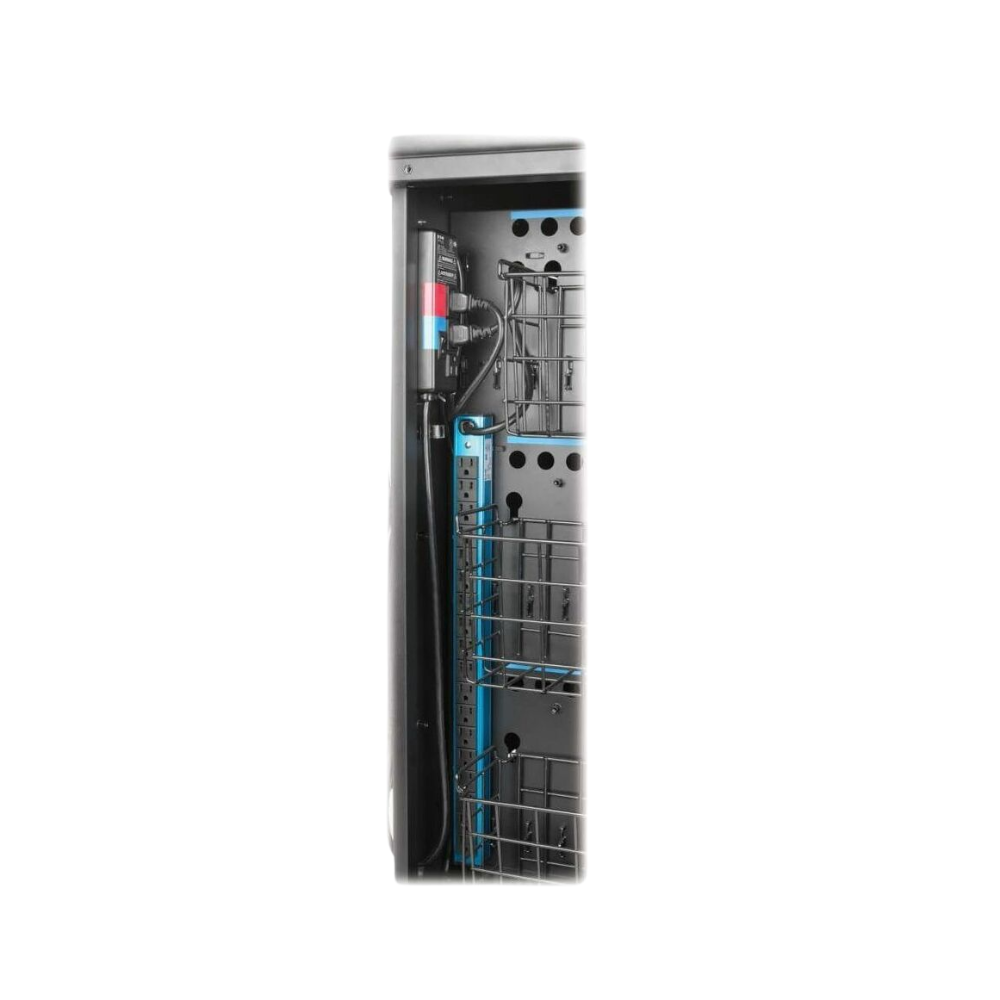 Eaton Tripp Lite 36-Device AC Charging Cart – Laptops & Chromebooks – 15" Max Size – Black