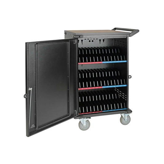 Eaton Tripp Lite Series 48-Device AC Charging Cart – Laptops & Chromebooks – 120V – 10 ft. Cord – Black