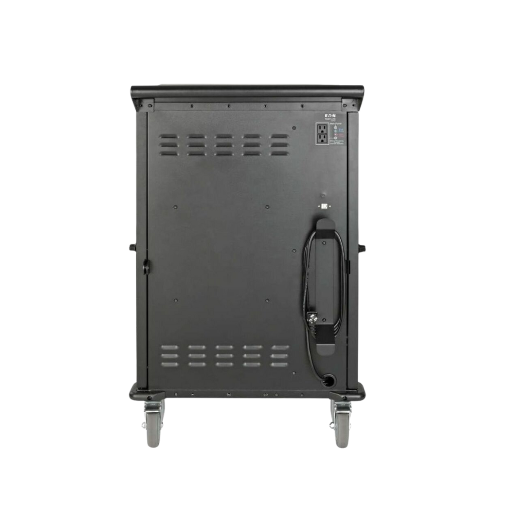 Eaton Tripp Lite Series 48-Device AC Charging Cart – Laptops & Chromebooks – 120V – 10 ft. Cord – Black