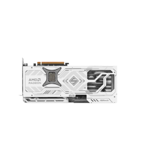 ASRock AMD Radeon RX 9070 XT Steel Legend Triple Fan 16GB GDDR6 PCIe 5.0 Graphics Card - White