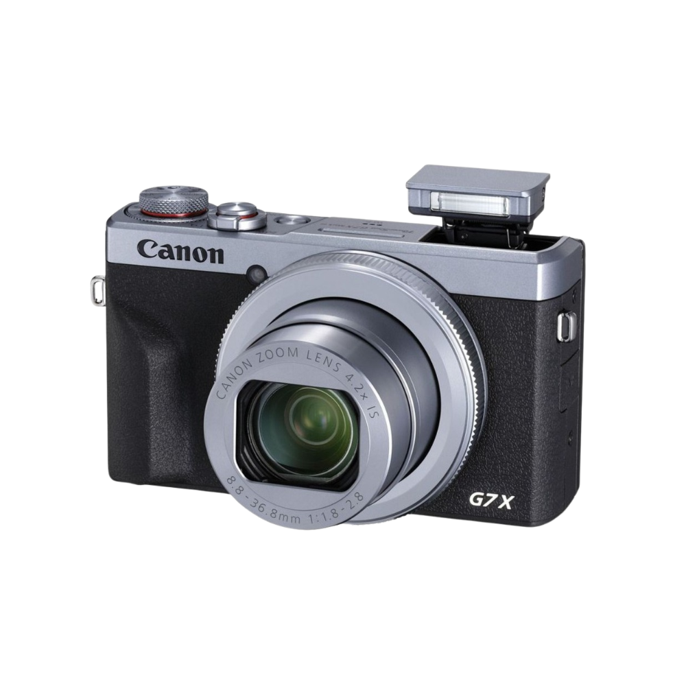 Canon PowerShot G7 X Mark III 20.1MP Touchscreen LCD Compact Camera – Silver