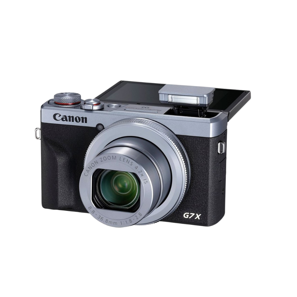 Canon PowerShot G7 X Mark III 20.1MP Touchscreen LCD Compact Camera – Silver