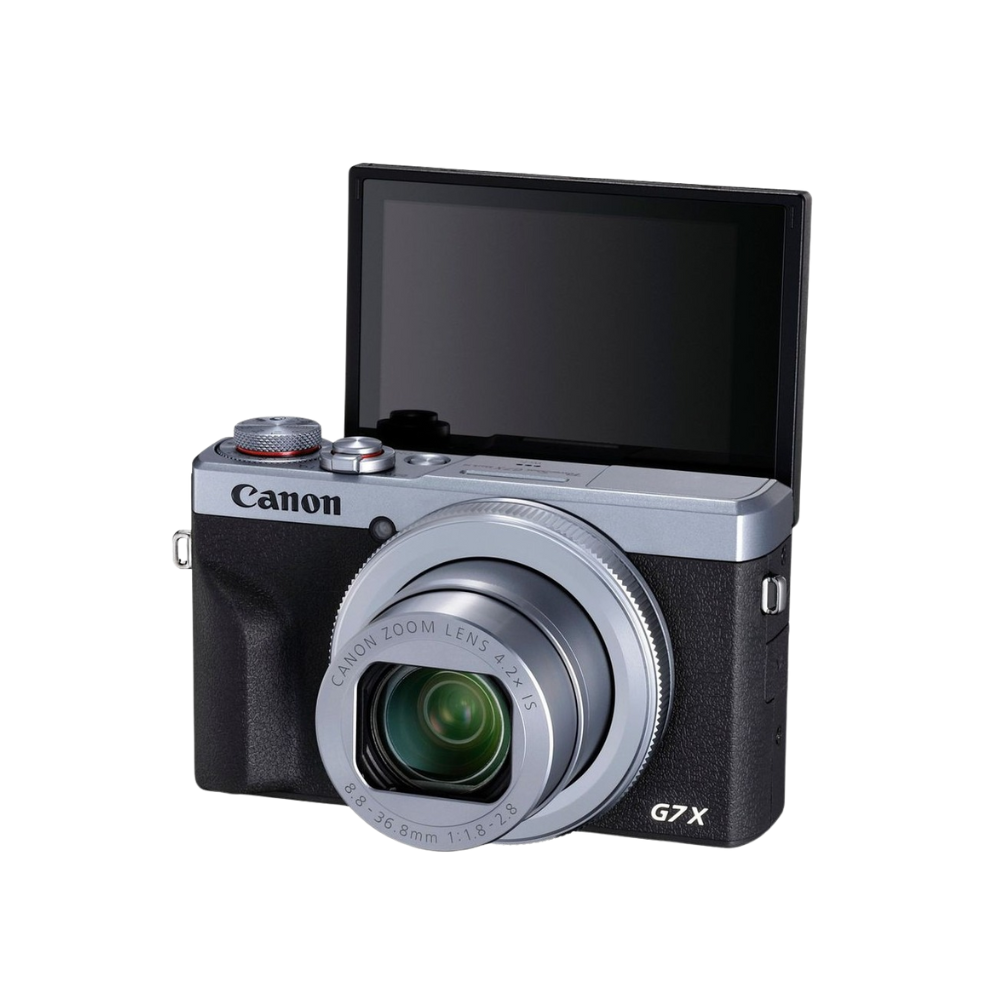 Canon PowerShot G7 X Mark III 20.1MP Touchscreen LCD Compact Camera – Silver