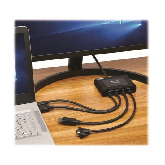 Eaton Tripp Lite 4-Port 4K Presentation Adapter – HDMI/DP/USB-C/VGA to HDMI, TAA Compliant