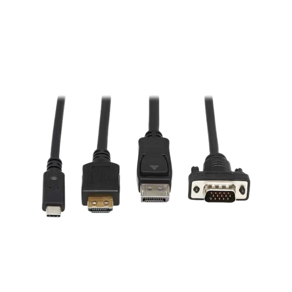 Eaton Tripp Lite 4-Port 4K Presentation Adapter – HDMI/DP/USB-C/VGA to HDMI, TAA Compliant