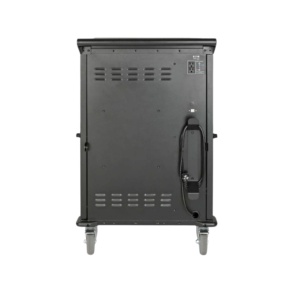 Eaton Tripp Lite 45-Device AC Mobile Charging Cart – For Laptops & Chromebooks, 120V, 10 ft. Cord, Black