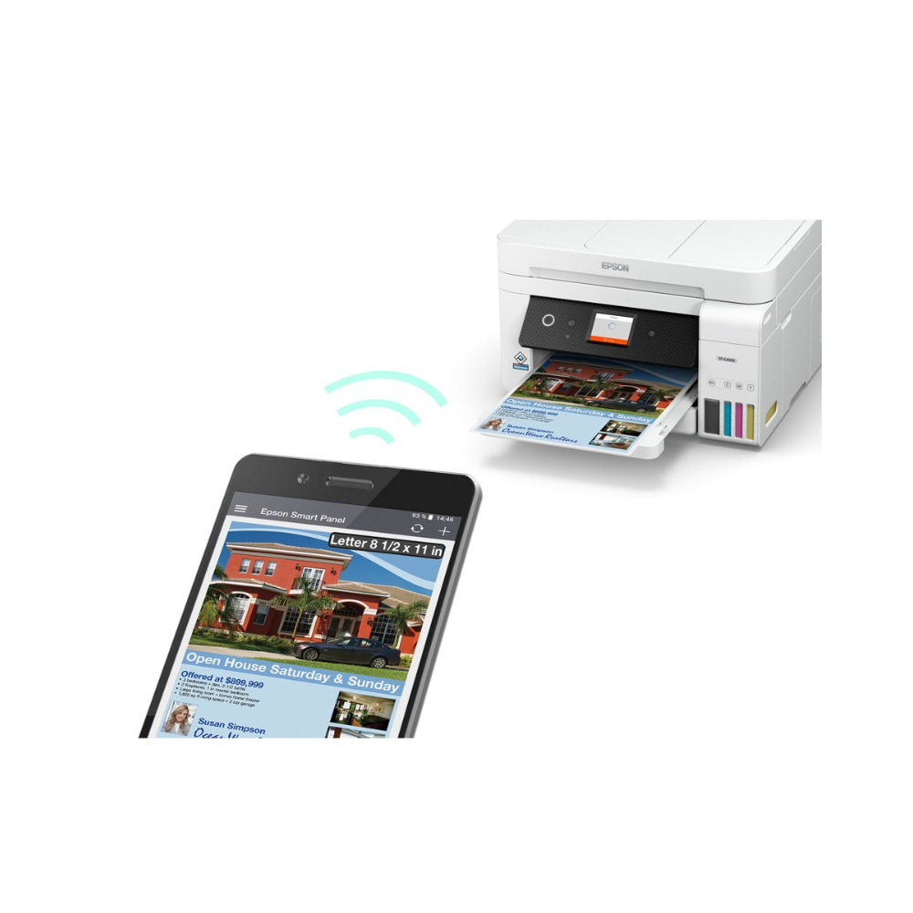 Epson WorkForce ST-C4100 Wireless Color Supertank MFP – 4800 x 1200 dpi, Auto Duplex