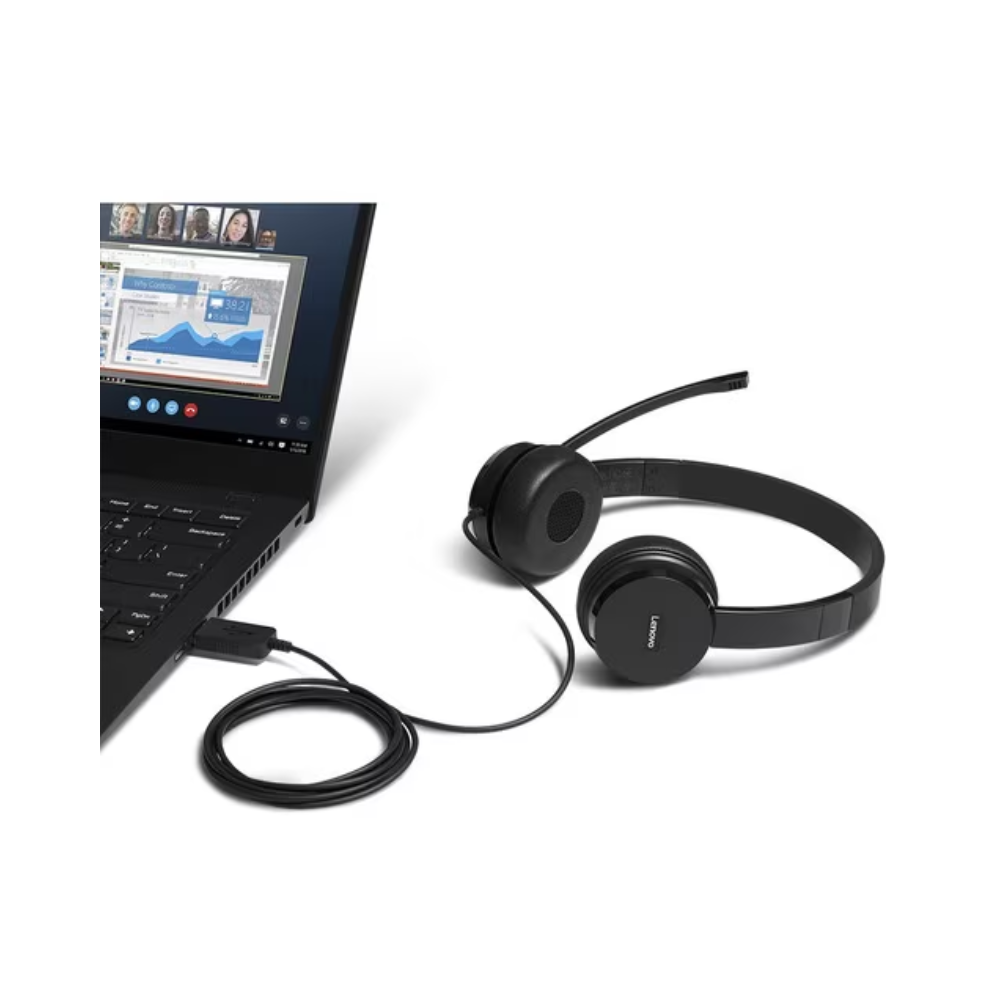 Lenovo 100 Stereo USB Headset