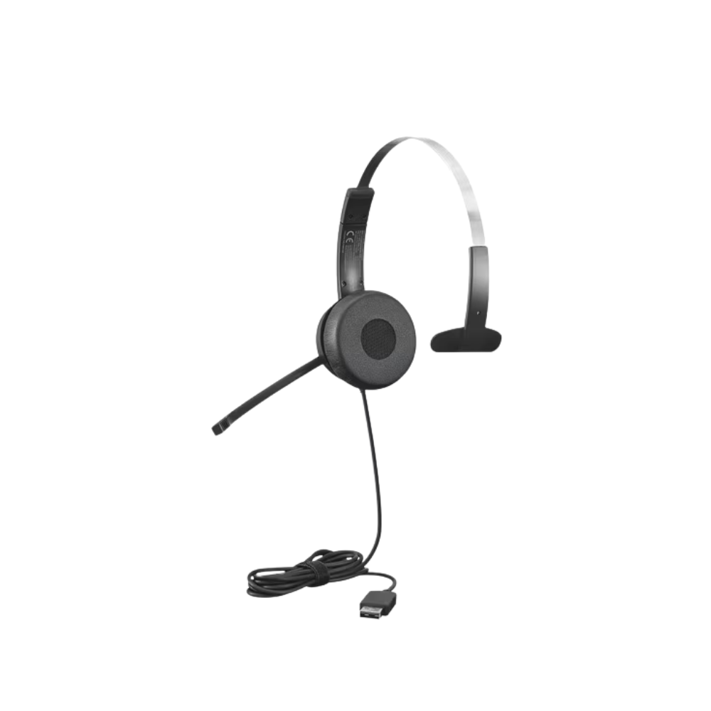 Lenovo 100 Mono USB Headset - Black