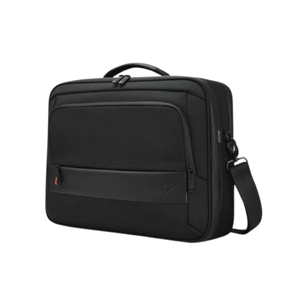 Lenovo 16" Laptop Carrying Case – Briefcase Style – Black – Water & Tear Resistant – Recycled Material – Fits Notebook, Chromebook, Accessories