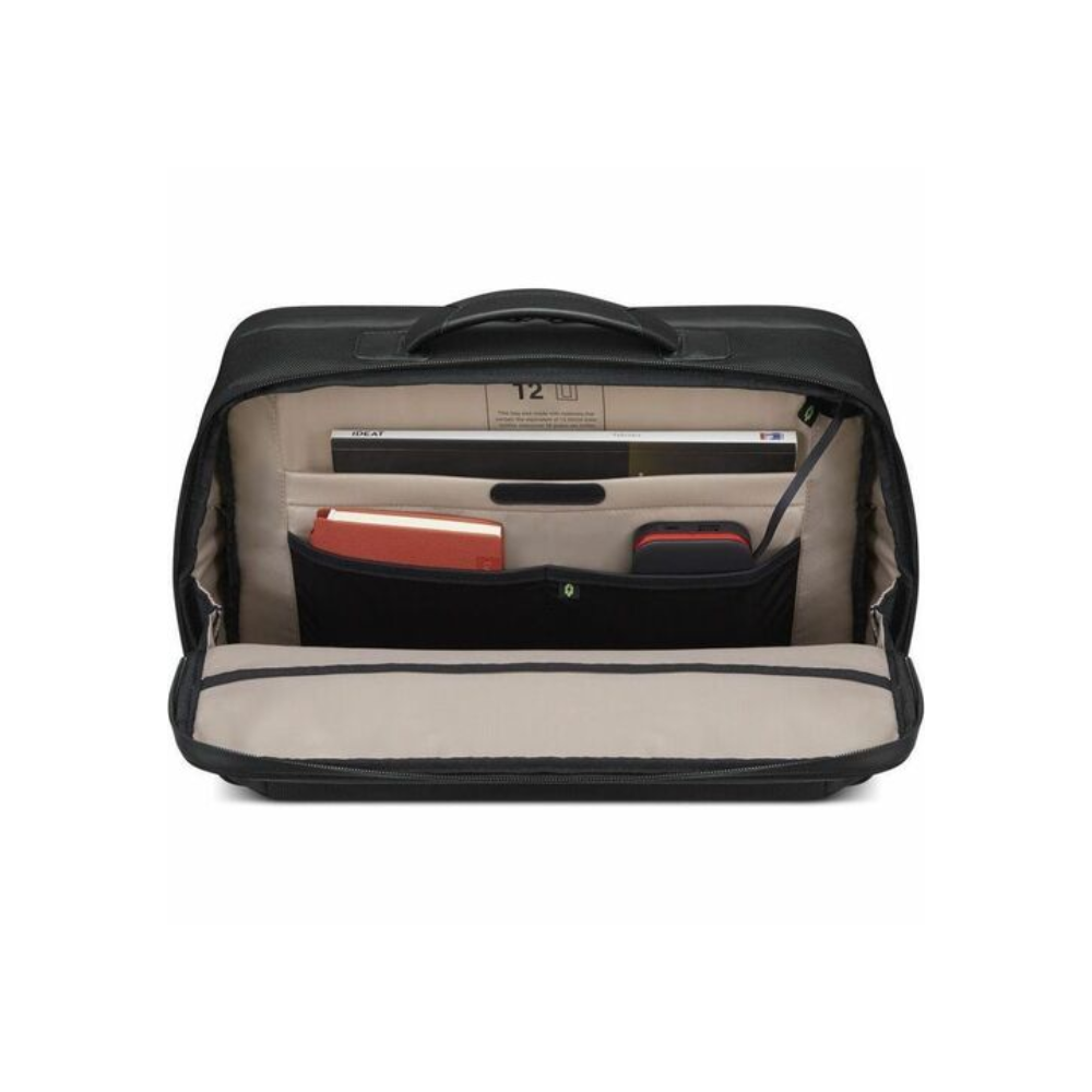 Lenovo 16" Laptop Carrying Case – Briefcase Style – Black – Water & Tear Resistant – Recycled Material – Fits Notebook, Chromebook, Accessories