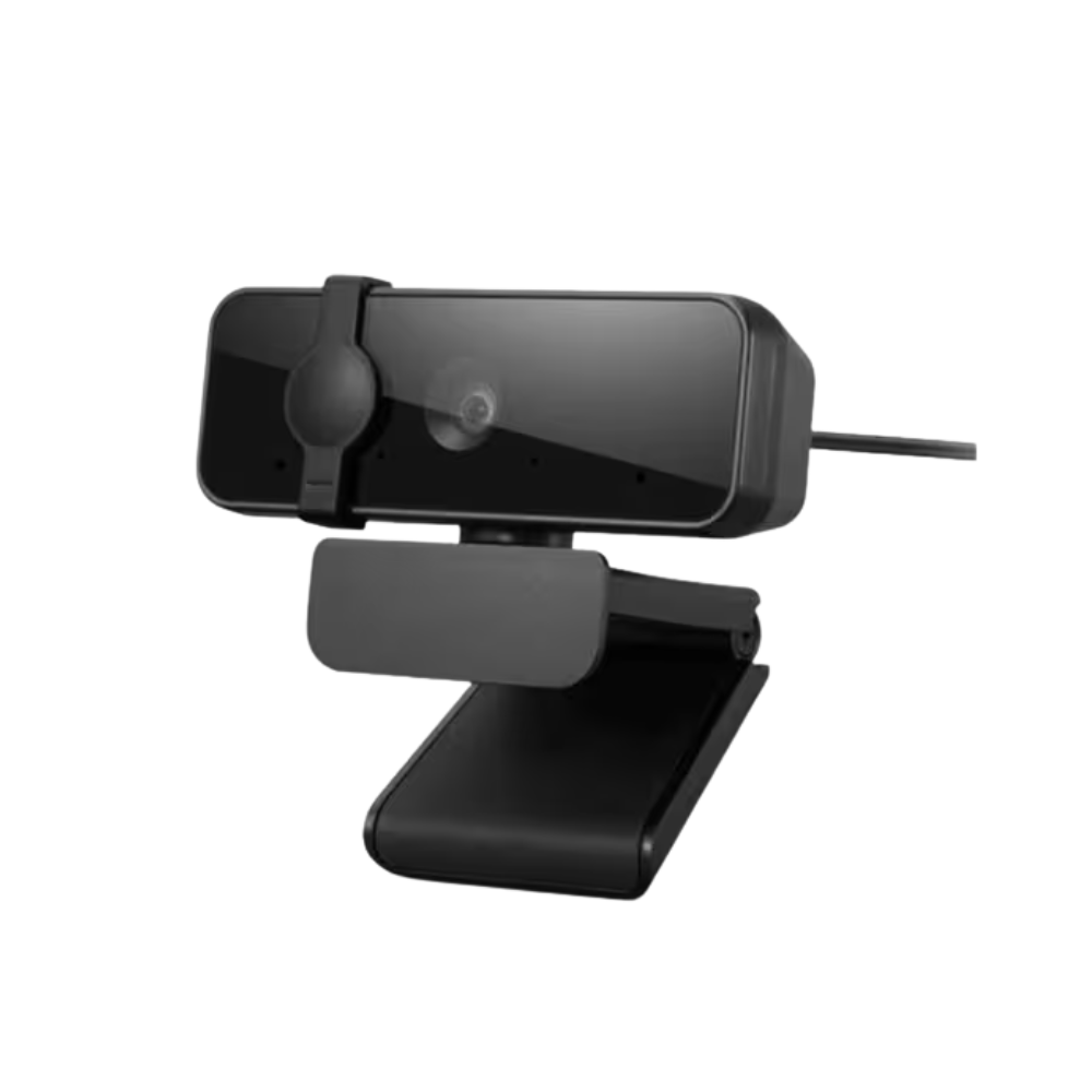 Lenovo Essential Webcam – 2MP FHD 1080P – USB 2.0 – Manual Focus – Dual Mics – Privacy Shutter