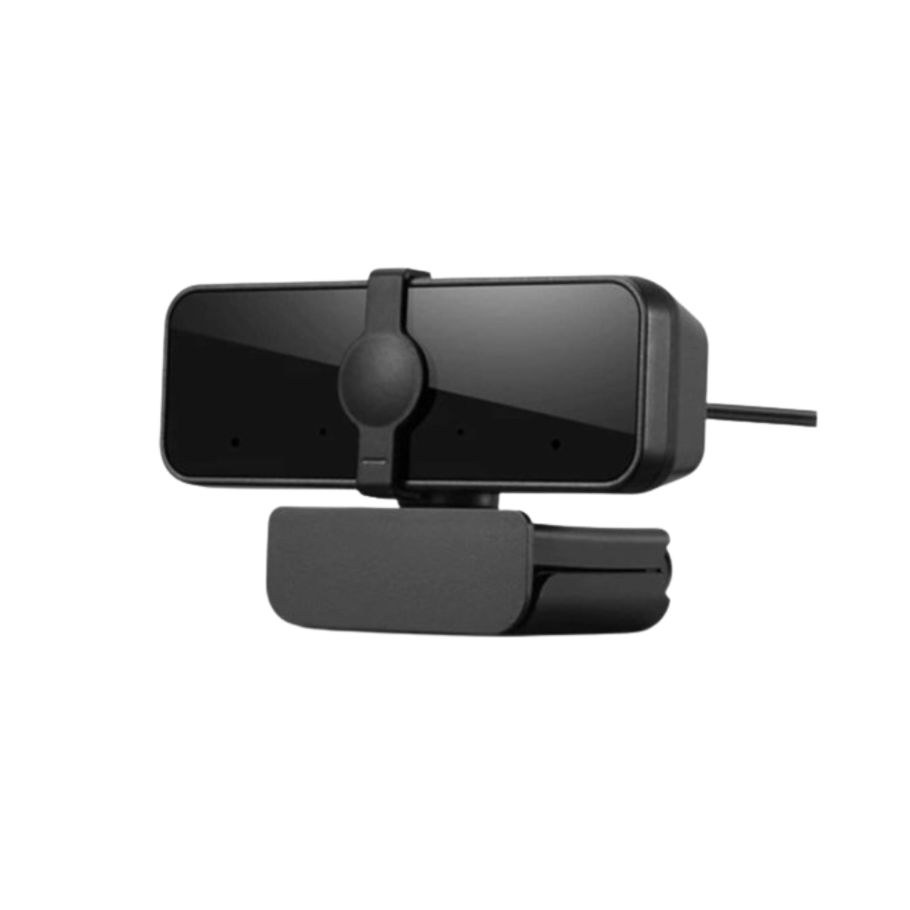 Lenovo Essential Webcam – 2MP FHD 1080P – USB 2.0 – Manual Focus – Dual Mics – Privacy Shutter
