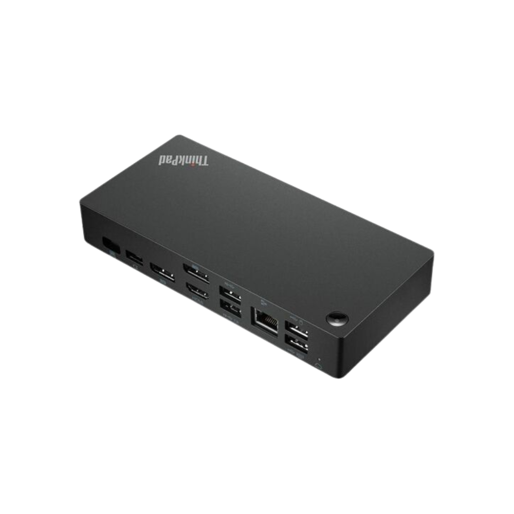 Lenovo ThinkPad 40BN Dock – 135W PD – Dual 4K – USB-C/USB-A/HDMI/DP/RJ45 – Gigabit Ethernet – Windows – Notebook & Monitor