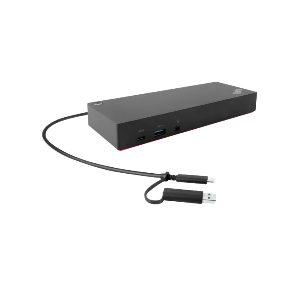Lenovo ThinkPad Hybrid USB-C Dock – 135W – Dual 4K – USB-C/USB-A – 6 USB – HDMI/DP – Gigabit Ethernet