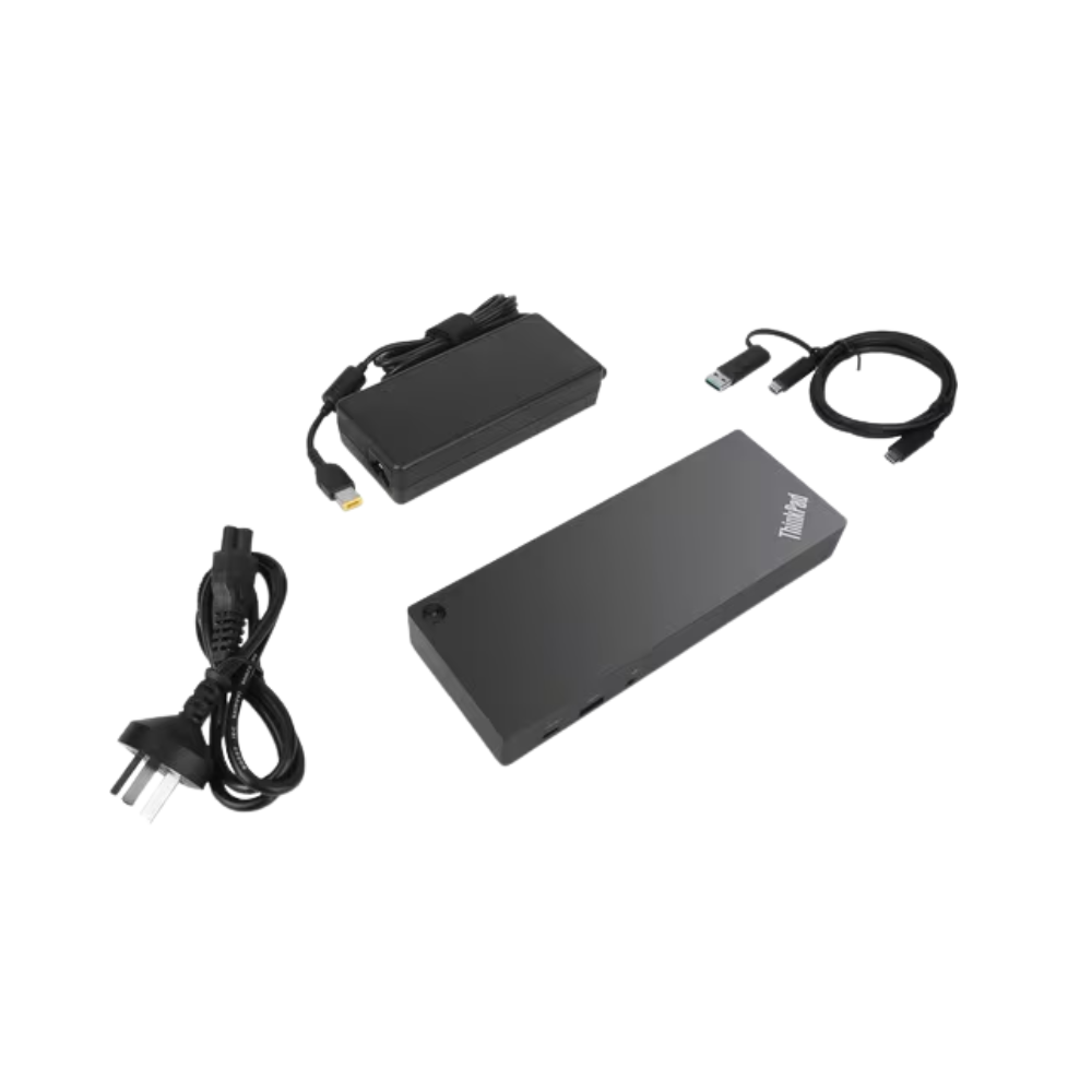 Lenovo ThinkPad Hybrid USB-C Dock – 135W – Dual 4K – USB-C/USB-A – 6 USB – HDMI/DP – Gigabit Ethernet