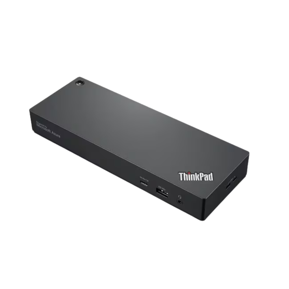 Lenovo USB-C Dual Display Travel Dock – 135W PD – Dual 4K – USB-C/A – HDMI – DP – RJ-45 – Windows