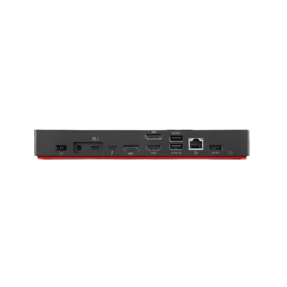 Lenovo USB-C Dual Display Travel Dock – 135W PD – Dual 4K – USB-C/A – HDMI – DP – RJ-45 – Windows