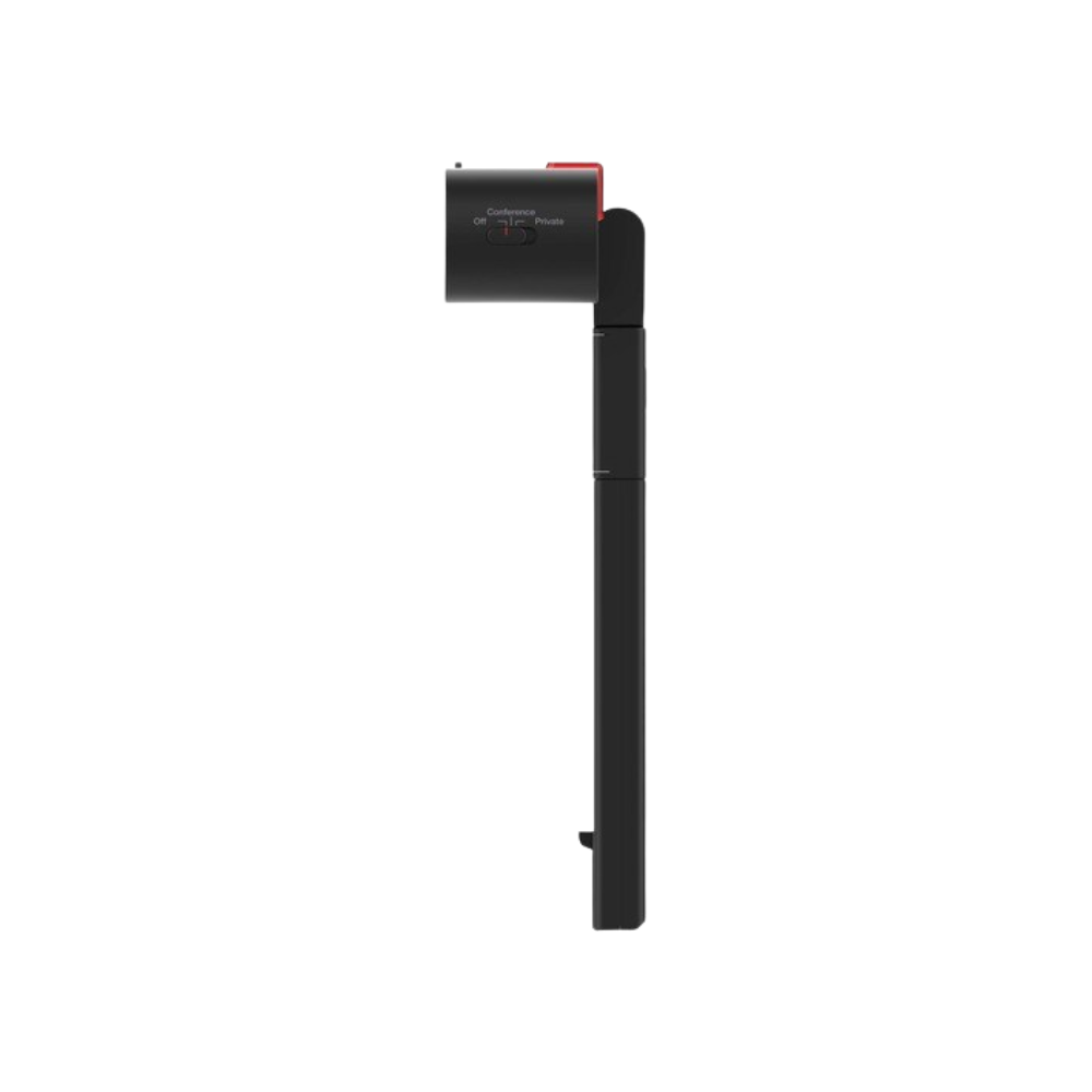 Lenovo ThinkVision MC60 Webcam – 1080p FHD – USB 2.0 – 90° Wide Angle – Dual Mics – Autofocus – Privacy Shutter – For Monitor – Black