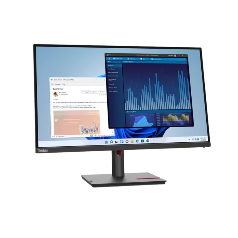 Lenovo ThinkVision T27p-30 27 Inch 4K LED Monitor - Black