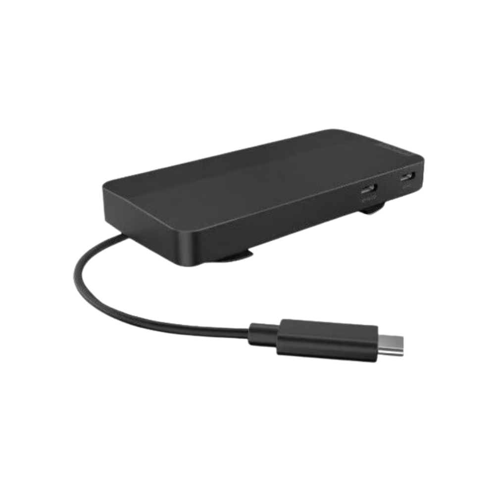 Lenovo USB-C Dual Display Travel Dock – 135W PD – Dual 4K – USB-C/A – HDMI – DP – RJ-45 – Windows