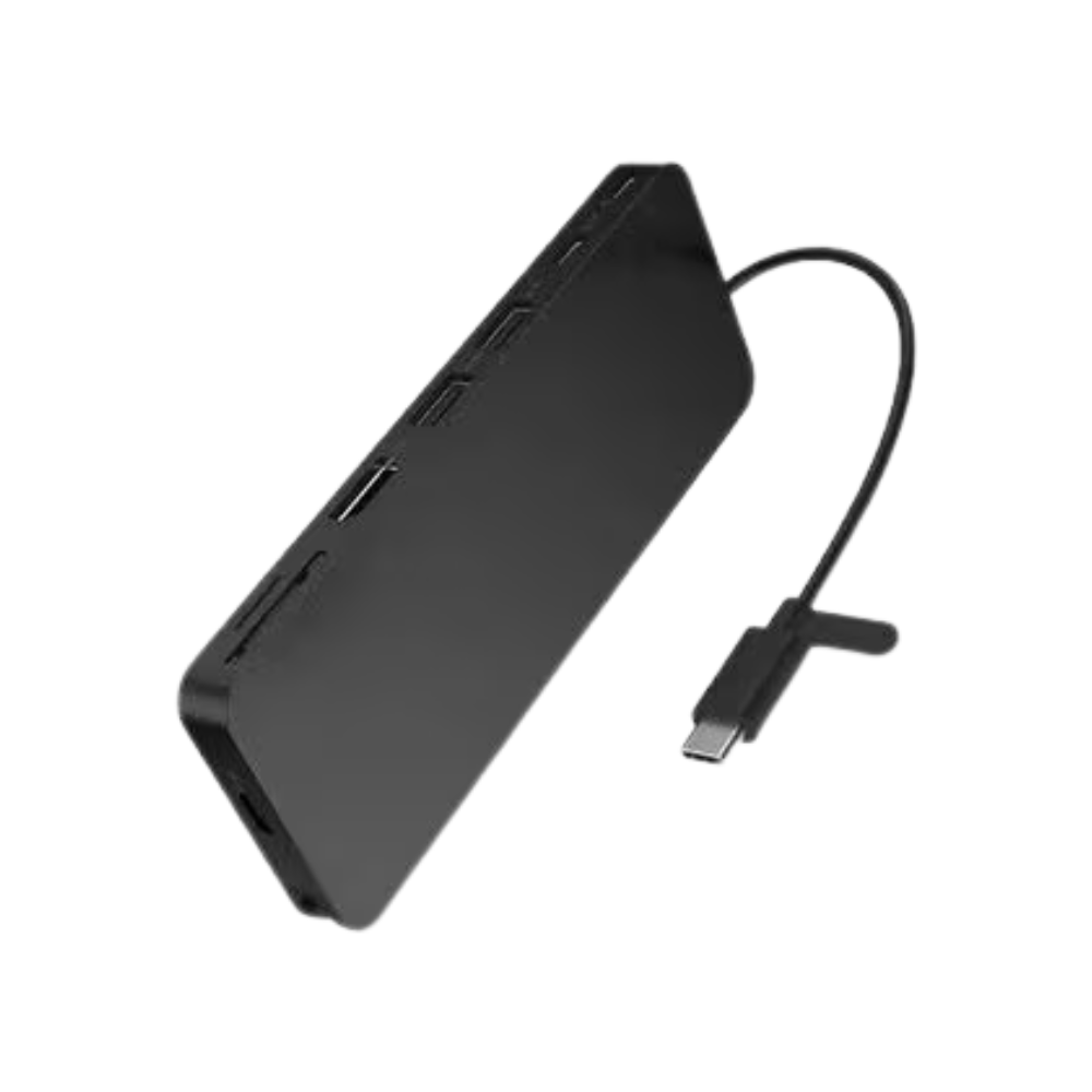 Lenovo USB-C Slim Travel Dock – 65W PD – 4K – USB-C/A, HDMI, SD – 5 USB Ports – Multi-OS