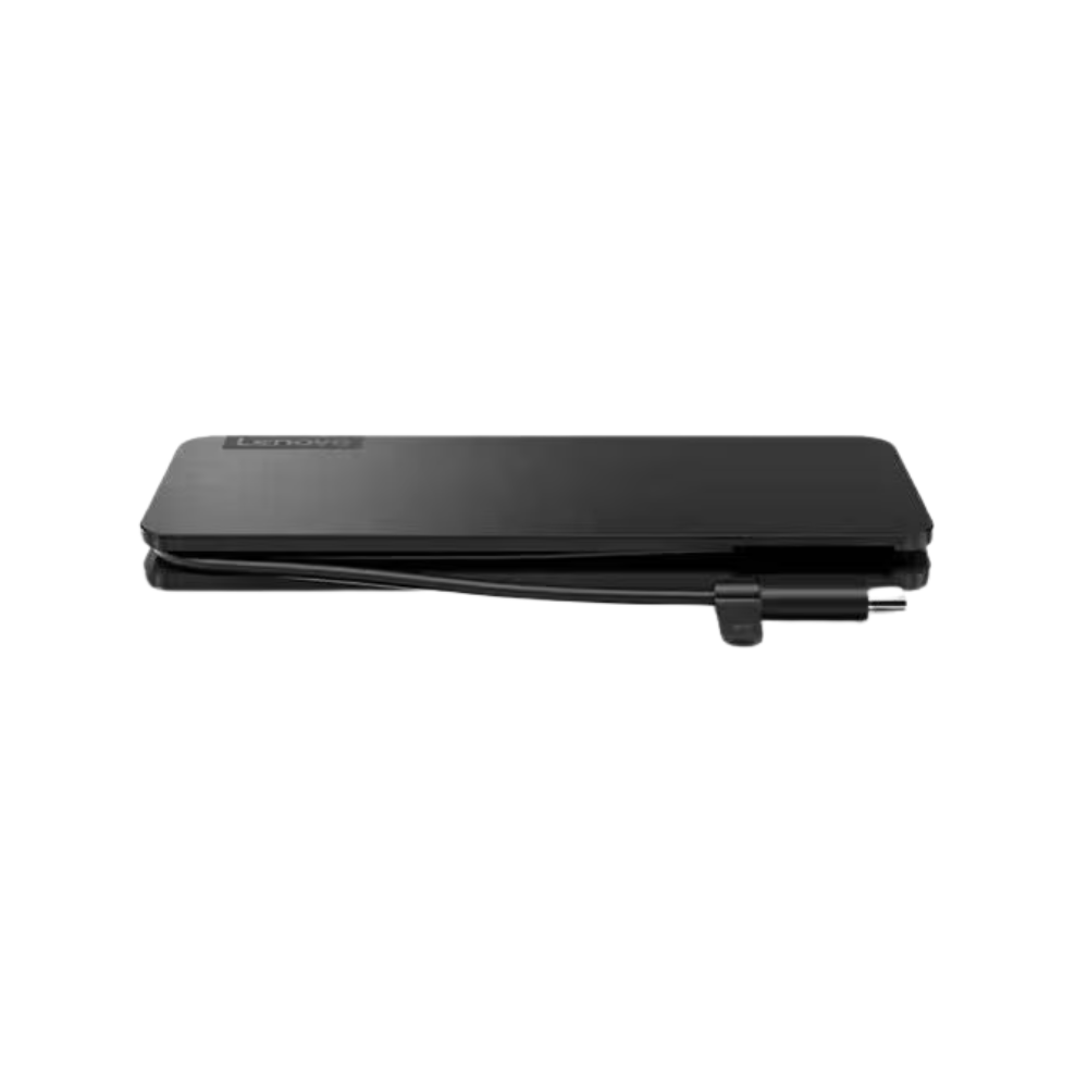 Lenovo USB-C Slim Travel Dock – 65W PD – 4K – USB-C/A, HDMI, SD – 5 USB Ports – Multi-OS