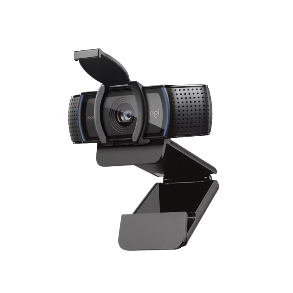 Logitech C920e Webcam – 3MP – 1080p FHD – 30fps – USB-A – Auto-Focus – 78° FOV – Dual Mics – Privacy Shade – TAA Compliant