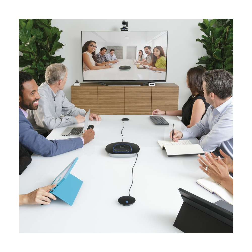 Logitech GROUP Video Conferencing System with Expansion Mics – 1080p – 30fps – USB - Black
