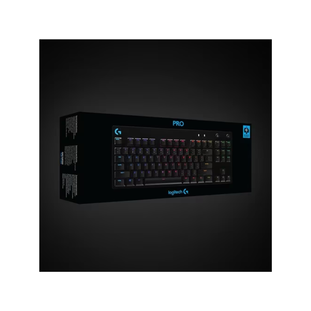 Logitech PRO Mechanical Gaming Keyboard - USB - Mechanical Switch - Windows Compatible