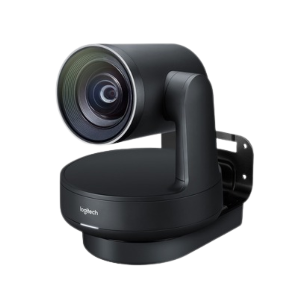 Logitech Rally Plus – 4K UHD Video Conferencing System with USB Connectivity, External Microphones, and Studio-Quality Audio – Desktop Setup