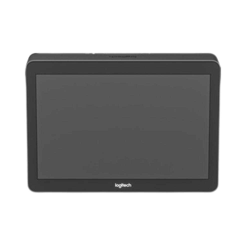 Logitech Tap Touch Controller - For Video Conferencing, Meeting Room - HDMI In - USB - Tabletop, Wall Mountable, Riser Mount - Black