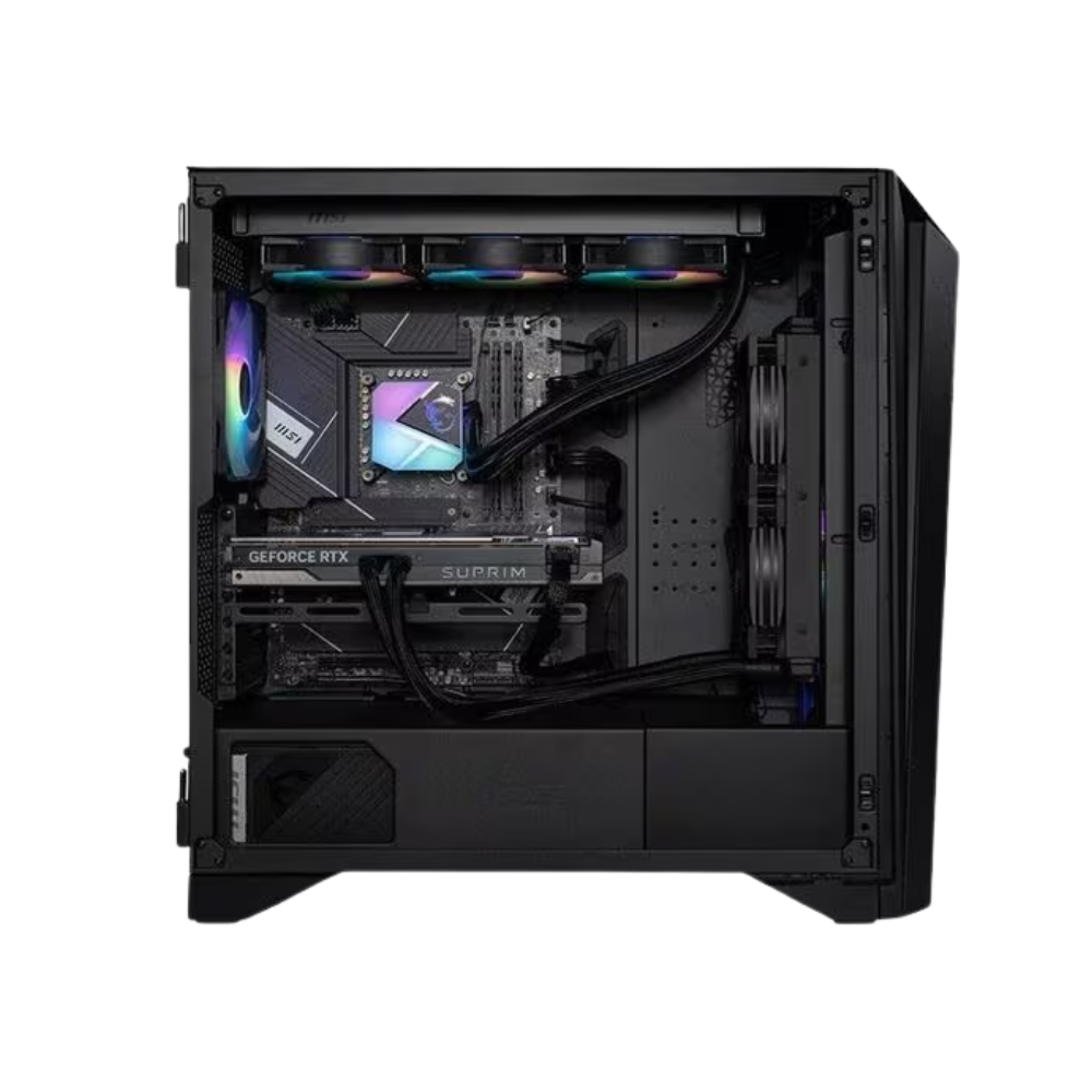 MSI Infinite RS AI – Gaming Desktop – Intel Core Ultra 9 285K, RTX 5090 – Mid-Tower – Black