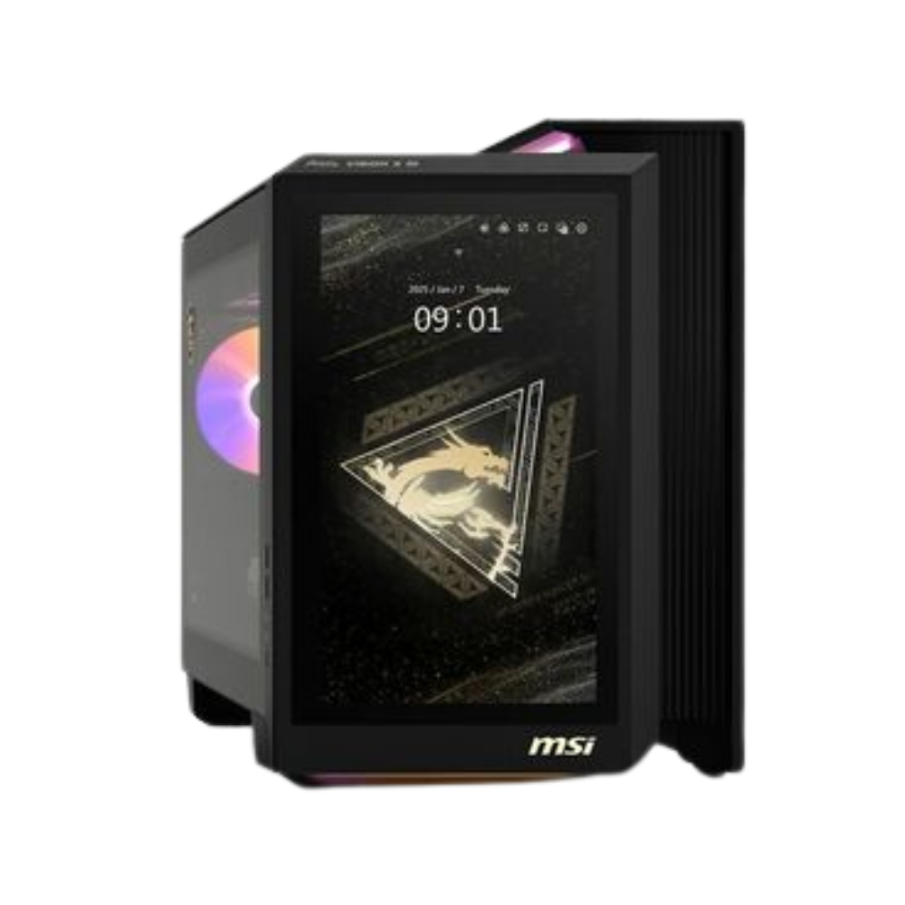 MSI MEG Vision X AI Gaming PC - Intel Ultra 9 285K - NVIDIA RTX 5090 - Mid-Tower Chassis - Black