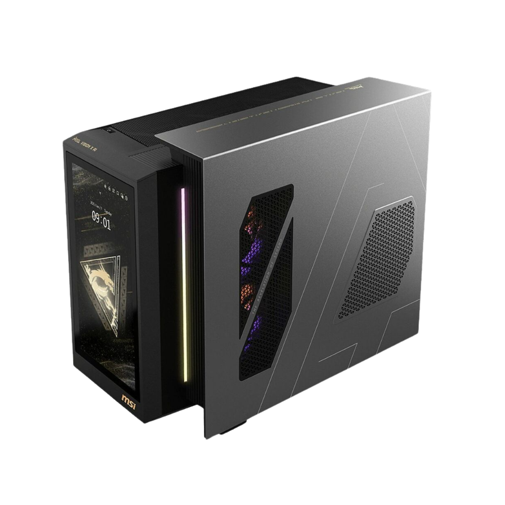 MSI MEG Vision X AI Gaming PC - Intel Ultra 9 285K - NVIDIA RTX 5090 - Mid-Tower Chassis - Black
