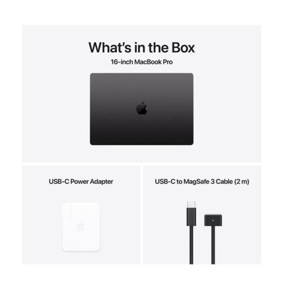 MacBook Pro 16" (Late 2024) - M4 Max 16-Core CPU - Space Black