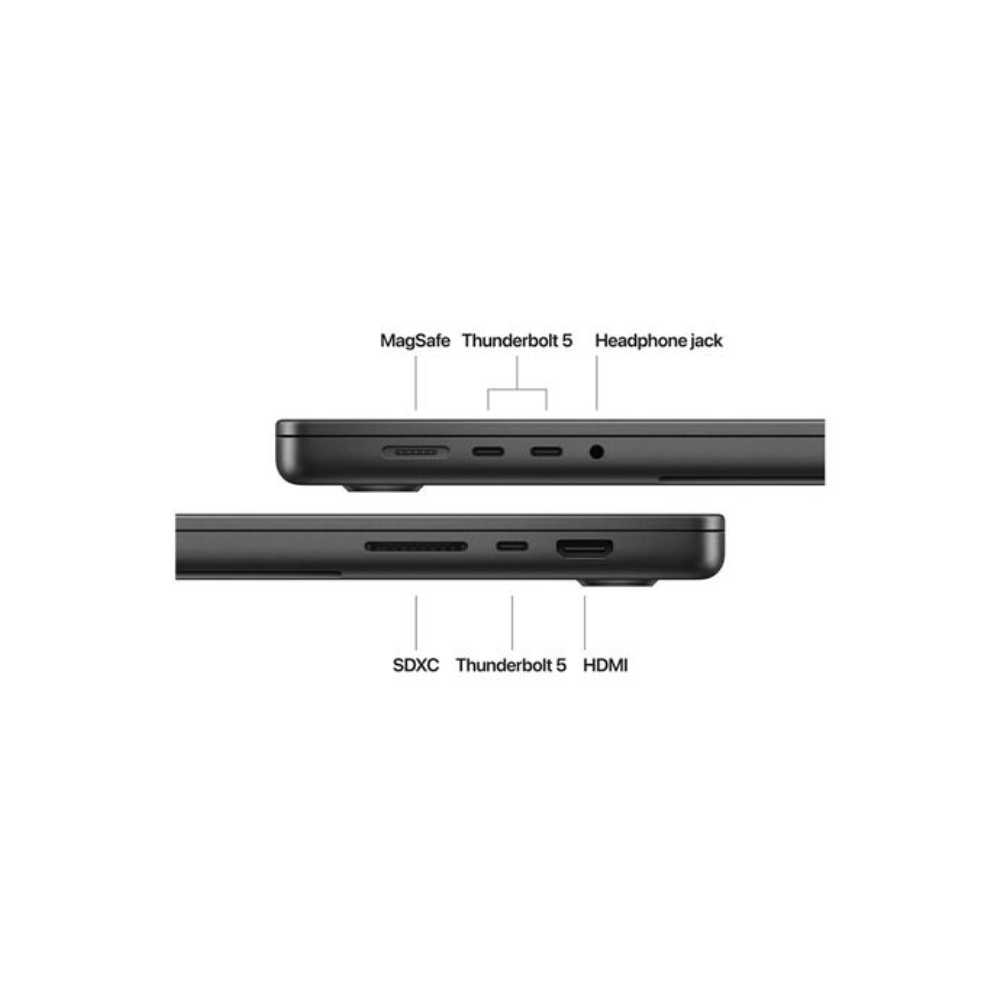 MacBook Pro 16" (Late 2024) M4 Pro 14-Core CPU - Space Black