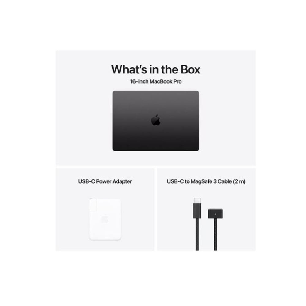 MacBook Pro 16" (Late 2024) M4 Pro 14-Core CPU - Space Black