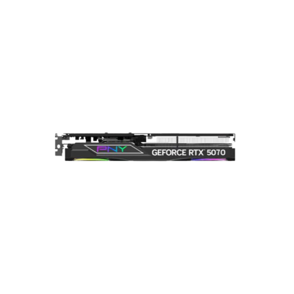 PNY NVIDIA GeForce RTX 5070 ARGB EPIC-X Overclocked Triple Fan 12GB GDDR7 PCIe 5.0 Graphics Card