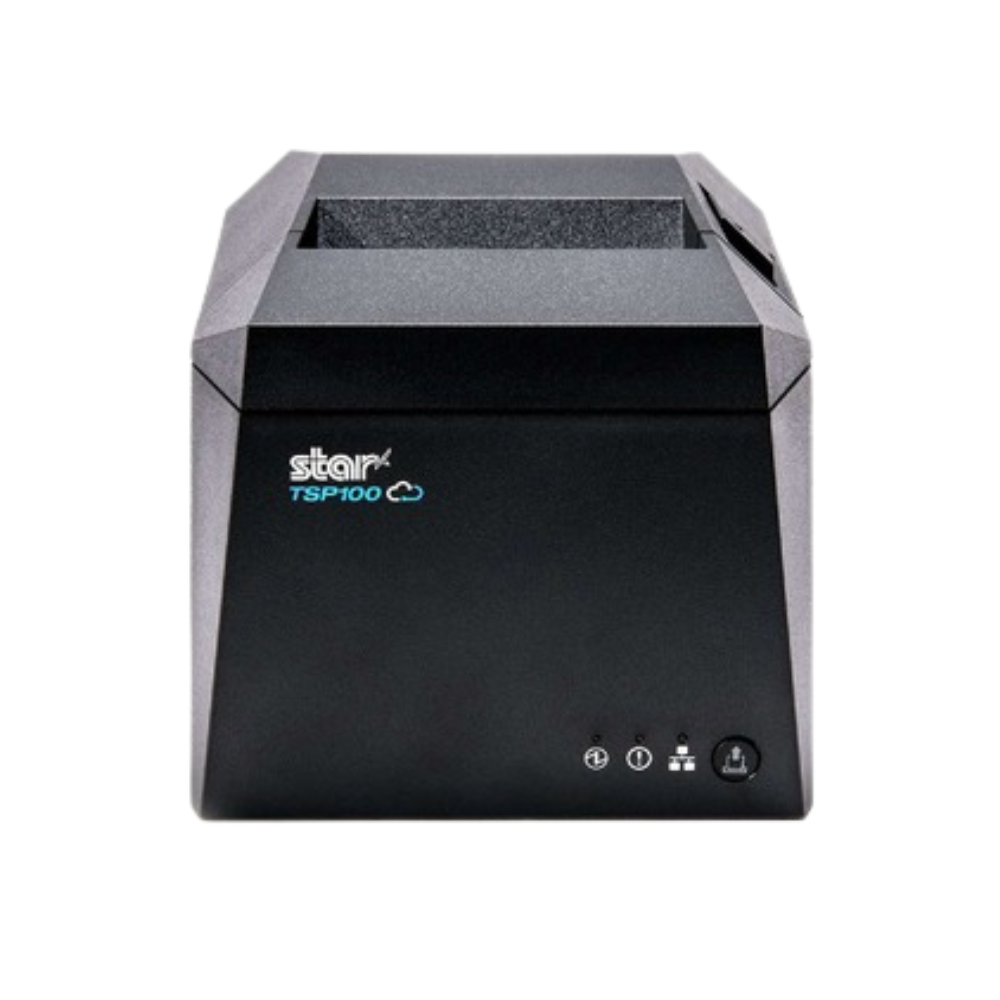 Star Micronics TSP143IVUE Thermal Receipt Printer – USB-C, Ethernet, CloudPRNT, Auto Cutter, AOA, Gray