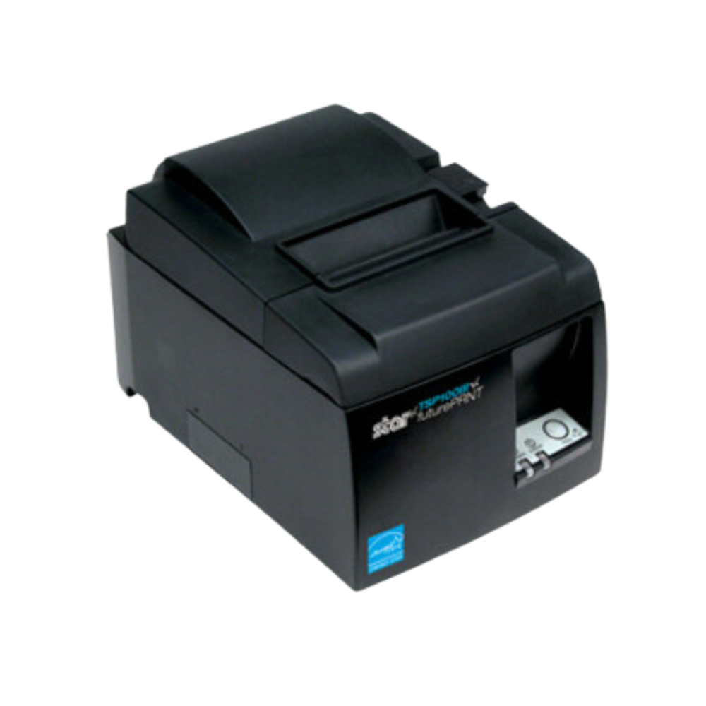 Star Micronics TSP143IIIU USB Thermal Receipt Printer – 250mm/sec, Lightning Charging, Auto Cutter, Drop-In Loading, Gray