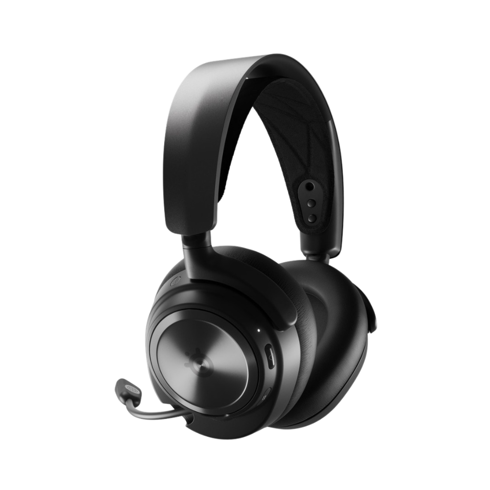 SteelSeries Arctis Nova Pro Wireless Gaming Headset - Wired/Wireless - Bluetooth/RF - USB Type-C & 3.5mm - Noise Cancelling