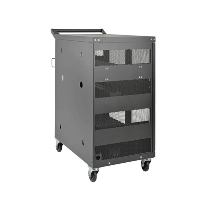Eaton Tripp Lite 32-Device AC Charging Cart – For Laptops & Chromebooks, Wall-Mount Option, Black