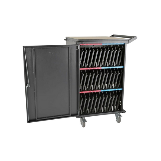 Eaton Tripp Lite 36-Device AC Charging Cart – Laptops & Chromebooks – 15" Max Size – Black