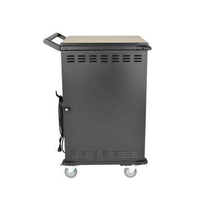 Eaton Tripp Lite 36-Device AC Charging Cart – Laptops & Chromebooks – 15" Max Size – Black