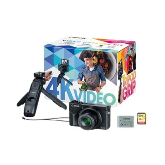 Canon PowerShot G7 X Mark III 20.1MP Compact Camera Video Creator Kit – Black