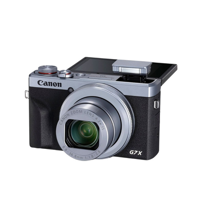 Canon PowerShot G7 X Mark III 20.1MP Touchscreen LCD Compact Camera – Silver